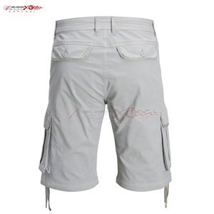 Pantalones cortos Cargo clásicos para hombre con cierre de botón y bolsillos laterales Pantalones cortos Cargo para hombre con bolsillos laterales y traseros - Product Image 2