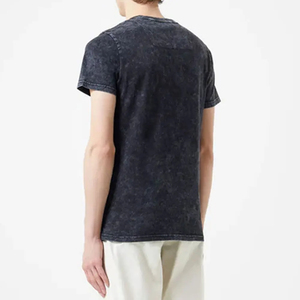 Wholesale Saleh Enterprises Men Acid Wash Vintage Washed 100% Cotton 280g Oversize Loose Fit Breathable Eco-Friendly T-Shirt - Product Image 4