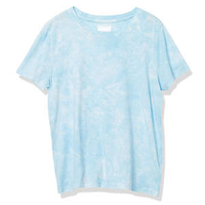 T-shirt en coton de haute qualité pour femme, nouvelle collection, manches courtes, col rond, couleur unie, logo personnalisé, décontracté, 180g, anti-boulochage - Product Image 4