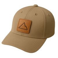Casquette de baseball en gros avec étiquette personnalisée en cuir PU