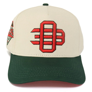 Venta al por mayor gorra de béisbol 4U personalizada de 5 paneles con ala curva estructurada gorras fabricante ofrece opciones de logotipo personalizado - Product Image 1