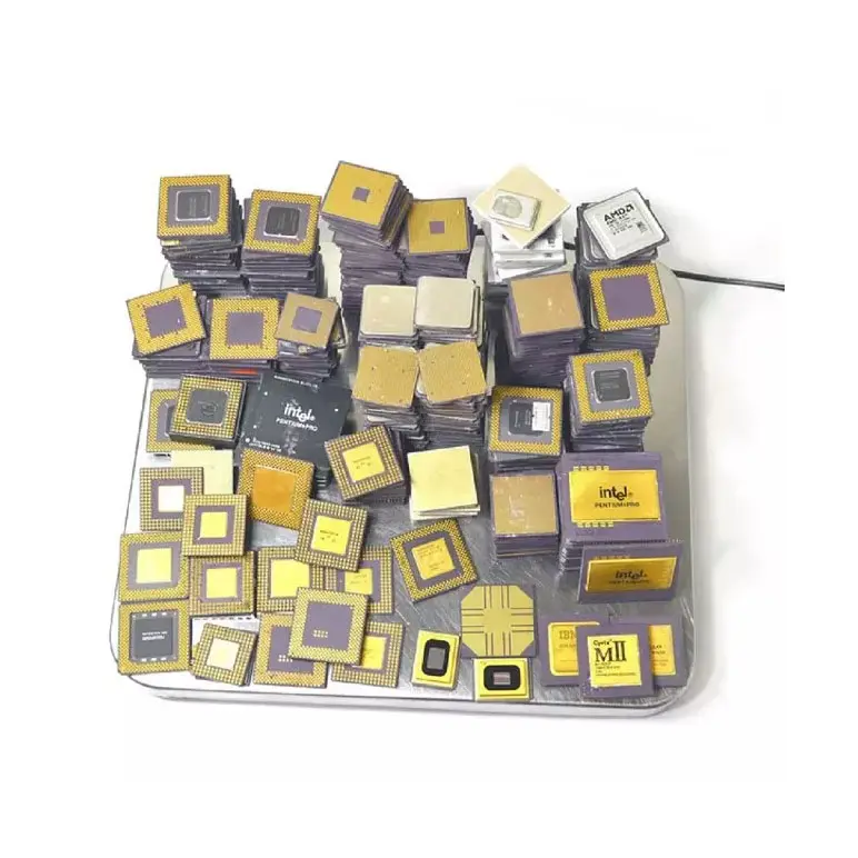 Best Gold Recovery CPU Scrap / Ceramic CPU Processors/ Chips, Motherboard Scrap, Ram Scrap for sell worldwide