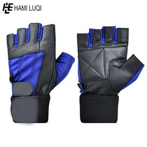 Nuevos Guantes Deportivos de Cuero al por Mayor, de Medio Dedo, Antideslizantes, para Gimnasio, Fitness, Entrenamiento y Levantamiento de Pesas - Product Image 4