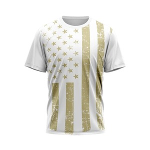 เสื้อวิ่งของผู้ชายเสื้อ100% วิ่งผ้าโพลีเอสเตอร์แบบระเหิดแห้งเร็ว - Product Image 3