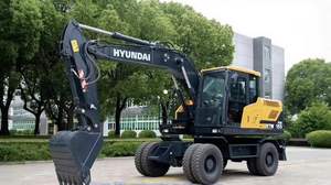Nueva excavadora sobre orugas Hyundai HW155 de 15 toneladas, máquina hidráulica compacta, excavadora de marca coreana para proyectos de construcción, venta de fábrica - Product Image 4