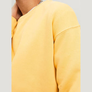 Personnalisé 100% Coton Tissu Unisexe Streetwear Automne Hiver Top Gym Wear Surdimensionné Ras Du Cou Sweats - Product Image 5