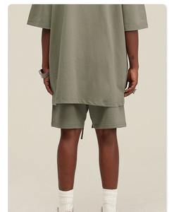 Nuevo OEM ODM Verano 120g Sólido Secado rápido Peso pesado Entrenamiento Gimnasio Pantalones cortos para hombres con diseño de logotipo personalizado - Product Image 3