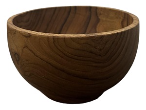 Bol de service à salade en bois fait à la main pour les repas de famille de fête de cuisine et l'utilisation quotidienne - Product Image 6