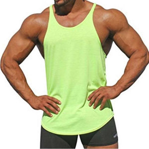 Débardeur personnalisé en coton pour hommes, fitness, entraînement musculaire, prix bas OEM Débardeur pour hommes Débardeur noir de gymnastique - Product Image 5