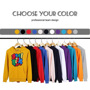 Sudadera con capucha para hombre con cremallera completa y logotipo personalizado al por mayor, chándales altos grandes en blanco, sudaderas con capucha y cremallera de talla grande - Product Image 2