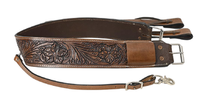 Circunferencia trasera de flanco de caballo occidental de cuero genuino Premium personalizable para ropa Ecuestre para equitación occidental - Product Image 2