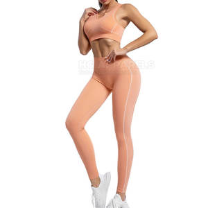 Conjunto de Yoga para Mujer, Último Estilo, MOQ Bajo, Venta Directa de Fábrica, Alta Calidad, 2 Piezas, Ecológico, Secado Rápido - Product Image 2