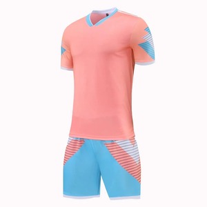 Uniforme de Fútbol para Hombre, Conjunto de Camiseta de Fútbol de Manga Corta, Uniforme de Fútbol para Adulto, Camiseta de Fútbol Azul para Niño, Diseño Personalizado con Logotipo - Product Image 5