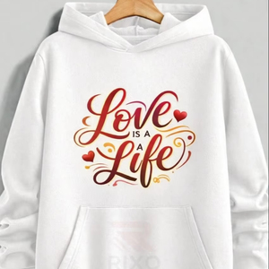 Sweat à capuche unisexe premium, streetwear surdimensionné, pull à imprimé moderne, tissu en polaire doux, 100% coton, respirant, poche, hiver - Product Image 4