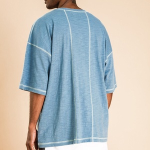 เสื้อยืดขนาดใหญ่พิเศษของผู้ชาย,สีพื้นใส่สบายระบายอากาศได้ดีแห้งเร็วแฟชั่น - Product Image 6