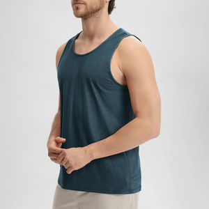 Arrival Premium Quality Breathable Quick Dry Anti-shrink <b>Men's</b> <b>Tank</b> <b>Top</b> Custom Color Sporty Style 100% Polyester <b>Men's</b> <b>Tank</b> <b>Top</b> - Product Image 4