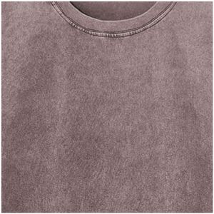 T-shirt pour homme T-shirts personnalisés lavés à l'acide avec un poids élevé T-shirts imprimés pour hommes - Product Image 5