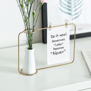 Marco de fotos de lujo negro para decoración del hogar, cubierta de vidrio de Material plateado y aluminio de hierro para exhibición de escritorio o mesa - Product Image 6