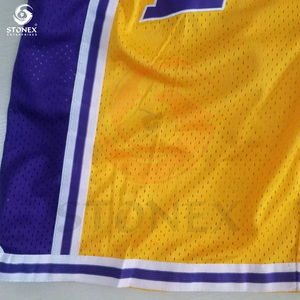 Pantalones cortos de verano de alta calidad con estampado de pantalla con bolsillos pantalones cortos de béisbol para hombres LOGOTIPO personalizado Highstreet - Product Image 3