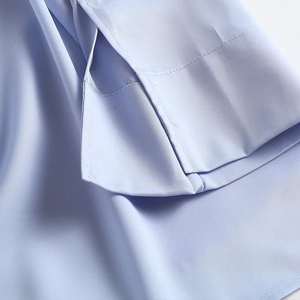 Femmes Nouveau 2023 Haute Qualité Automne Mode Slim-fit Eco-Friendly Vintage Half Sleeve Shirt Chic Top - Product Image 5