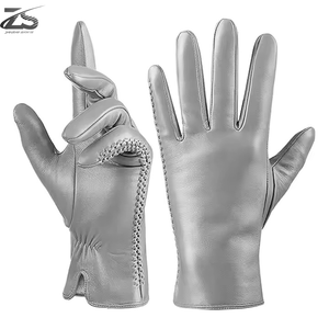 Gants en cuir Dernière conception Gants d'habillage de haute qualité pour hommes Gants en cuir à la mode du Pakistan - Product Image 4