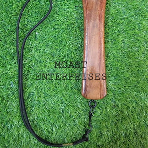 Filet d'atterrissage de pêche à la mouche en plein air Filet à truite Cadre en bois avec filet en caoutchouc Filet coulé à la main Thor Filet de pêche à la truite - Product Image 1