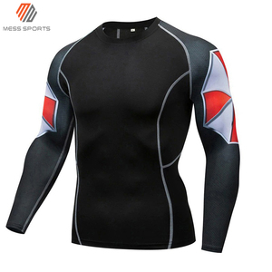 Nouveauté : T-shirt de sport à compression pour homme, imprimé par sublimation, de haute qualité, personnalisable - Product Image 5