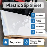 Lembaran Plastik HDPE Industri Putih Dua Sisi untuk Pengangkutan Bebas Kargo, Penanganan Gudang Forklift, dan Kontainer