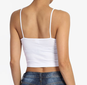 Soutien-gorge de sport push-up avec logo personnalisé en gros soutien-gorge de yoga en cours d'exécution élastique doux et respirant avec fermeture éclair soutien-gorge de gymnastique pour femmes à soutien élevé - Product Image 6