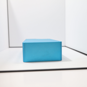 Boîtier électronique en aluminium usiné CNC bleu personnalisé, application industrielle, services OEM/ODM, certifié ISO9001 - Product Image 2