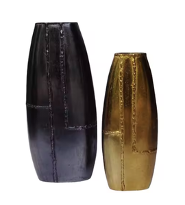 Florero de Metal, jarrones de mesa con acabado Premium para el hogar, centro de mesa, macetas, jarrones decorativos para el hogar y el Hotel, tendencia superior - Product Image 5