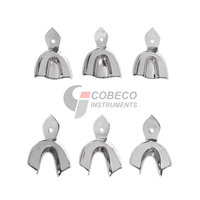 Bandejas Perforadas de Acero Inoxidable con Contorno Anatómico, Autoclavables, para Modelos de Estudio Detallados, Impresiones de Alginato, Pediatría