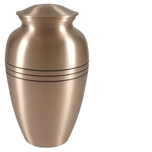 Classical Highest Quality Funeral Accessories Brass Adult Urns Wholesale Brass Funeral Cremation Urns Made India 2026 - Product Image 1