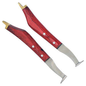 Couteau à sabot manuel de haute qualité certifié CE pour usage vétérinaire Base d'instruments chirurgicaux à manche en bois en acier inoxydable personnalisé - Product Image 5