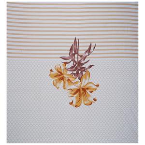 Parure de lit double en coton 240 TC à imprimé floral marron majestueux avec 2 taies d'oreiller, collection 3 pièces pour usage domestique (SHKV1026) - Product Image 4