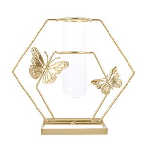 <b>Vases</b> Hot <b>Sale</b> Luxury Brass <b>Flower</b> Pot Big <b>for</b> Wedding Decor Living Room Metal Gloden Finished - Product Image 1