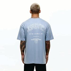 T-shirts surdimensionnés Vintage à épaules tombantes lourdes 100% coton pour hommes-T-shirts unis avec logo personnalisé grande taille - Product Image 4