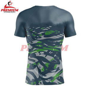 Sweat-shirt de compression d'été à manches courtes pour hommes Fitness wear rash guard Running wear Top Gym Workout Bodybuilding Shirt - Product Image 2