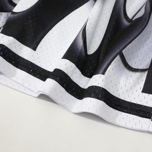Pantalones cortos de malla de baloncesto personalizados para hombre, de secado rápido y transpirables, 100% poliéster, pantalones cortos atléticos para correr, diseño de lona personalizable - Product Image 6