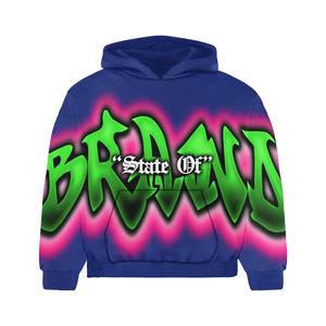 2025 suéter con estilo para hombre con capucha y pantalón acampanado, trajes de sudor, nuevo último diseño, conjuntos de dos piezas, técnica estampada a la moda - Product Image 4