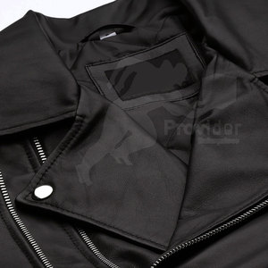 Best Selling Men's Winter Leather <b>Canvas</b> <b>Jacket</b> Eco-Friendly Breathable Quick Dry Windproof Waterproof Stand Collar Front Logo - Product Image 4