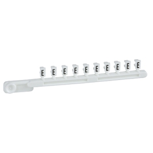 For SCHNEIDER ELECTRIC Linergy TR <b>Clip</b>-In Marker AB1GE Character <b>E</b> Symbolic Strip of 10 Wiring Accessories - Product Image 1