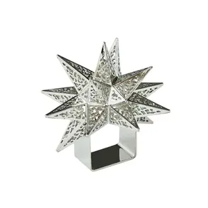 Nuevo servilletero de Navidad de aspecto moderno de lujo elegante para el hogar, Hotel, bodas, fiestas, servilleteros, anillos de sujeción en precio al por mayor - Product Image 1