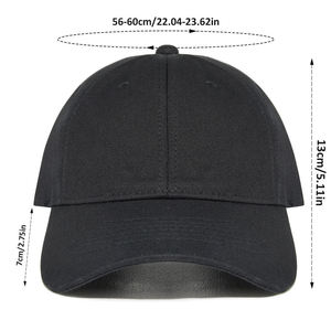 Casquette de baseball unisexe 6 panneaux en coton vierge 100 % avec logo brodé personnalisé SUBIS INDUSTRY – Prix usine, vente en gros - Product Image 5