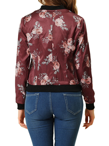 Nouvelle veste bomber en cuir de vachette coupe-vent écologique pour femme, style décontracté baseball - Product Image 2
