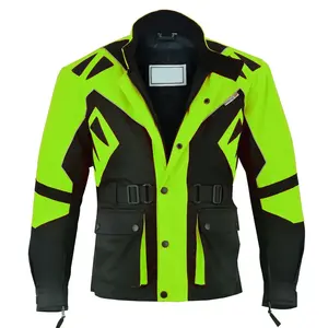 Vêtements de sport pour hommes Super Speed Textile imperméable veste de course de moto coupe-vent respirant avec protecteurs veste de cavaliers SPR - Product Image 3