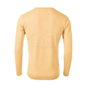 Marque de distributeur et tailles personnalisées disponibles Style de rue hommes col en V coton mélangé sweat-shirts à col en V personnalisés - Product Image 3