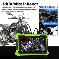 Escáner Universal para Tablet M400 de 8.0 Pulgadas con Sistema Android, Limpiador de Inyectores de Combustible para Motocicletas con Motor ABS, 1 Año de Diagnóstico