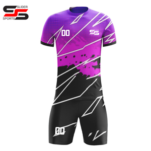 Versión del jugador, camisetas de fútbol personalizadas, ropa de fútbol para hombre, conjunto de 2 piezas, tela Jacquard transpirable, conjunto completo para jóvenes, kits de uniformes de fútbol - Product Image 1