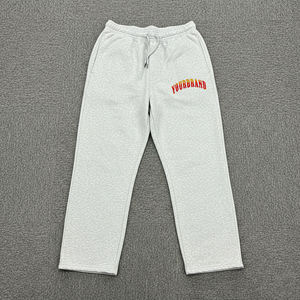 Pantalones Deportivos Casuales de Lona para Hombre, con Logotipo Personalizado Impreso en DTF, 100% Algodón, Corte Holgado, Color Sólido, Lavado Personalizado, Alta Calidad al por Mayor - Product Image 4